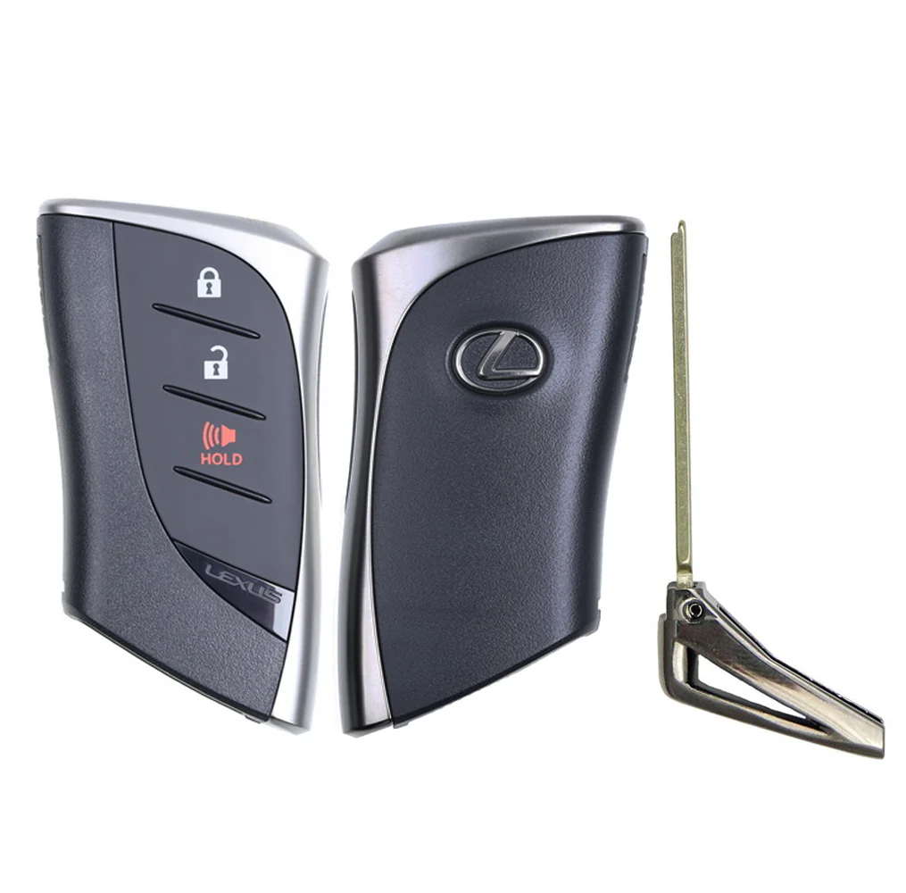 Where can I find the FCC/part number for my lost 2019 Lexus ES 350 remote key fob? Is this a programmable to my sp