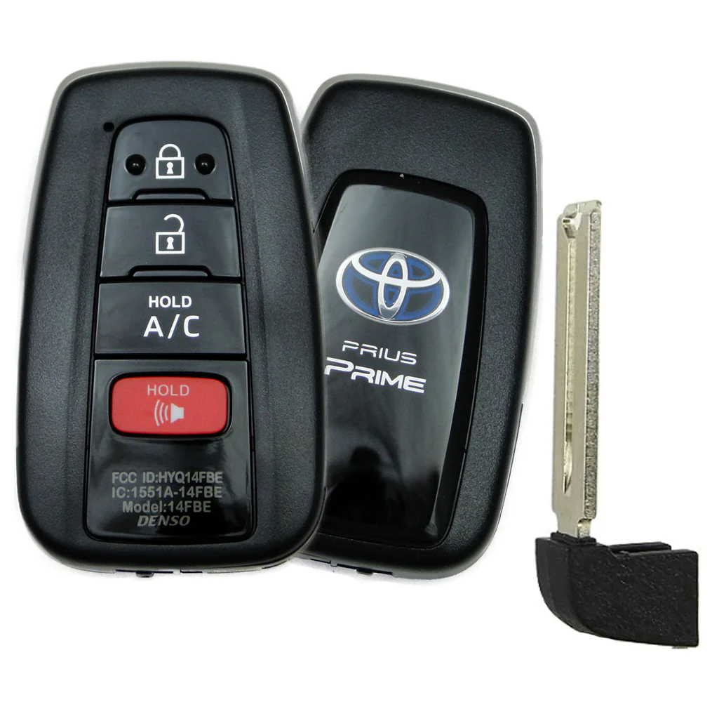 2017 - 2021 Toyota Prius Prime Smart Key 4 Buttons FCC# HYQ14FBE Questions & Answers