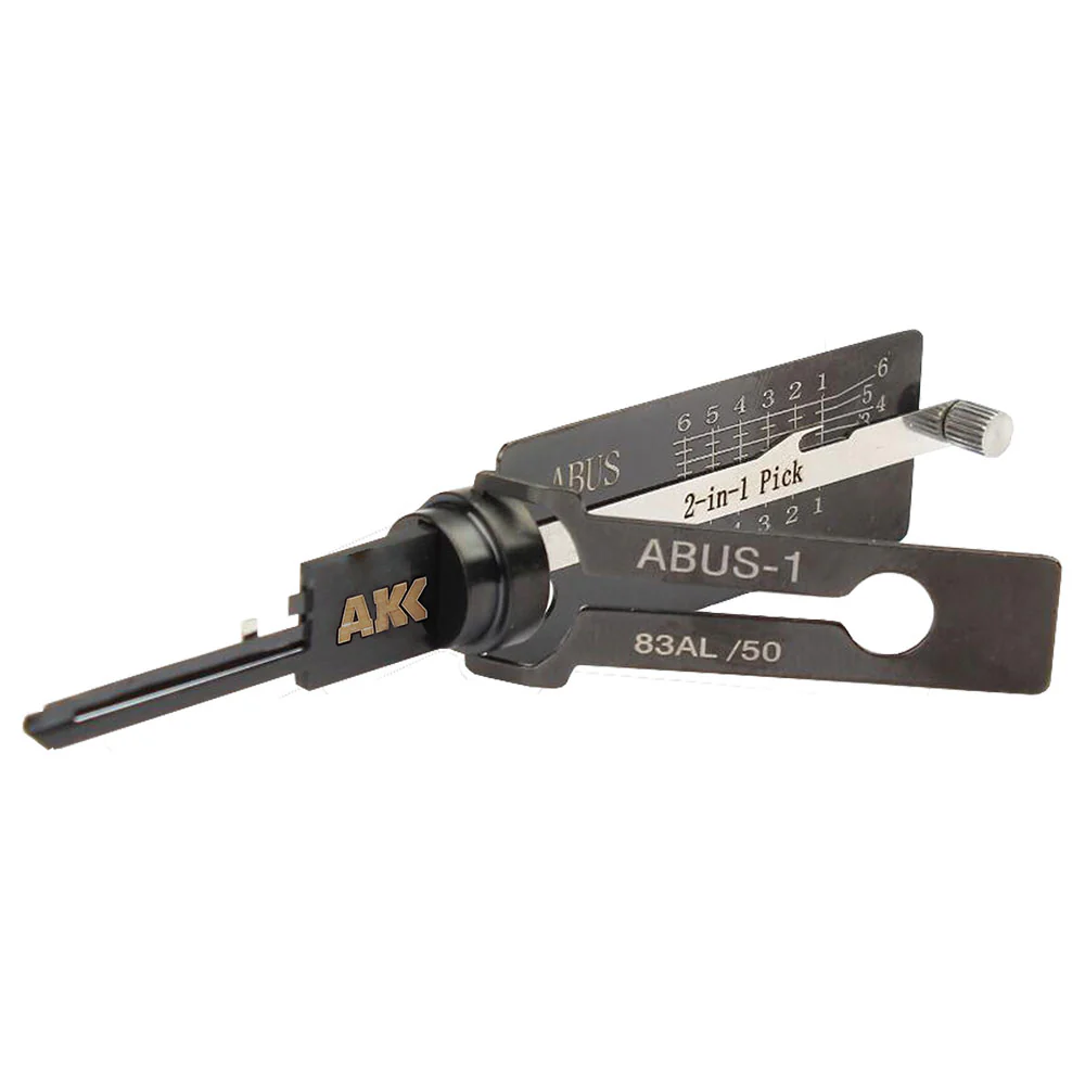 Genuine AKK Lishi ABUS-1 (6-Pin) 2-IN-1 Lock Pick & Decoder Questions & Answers