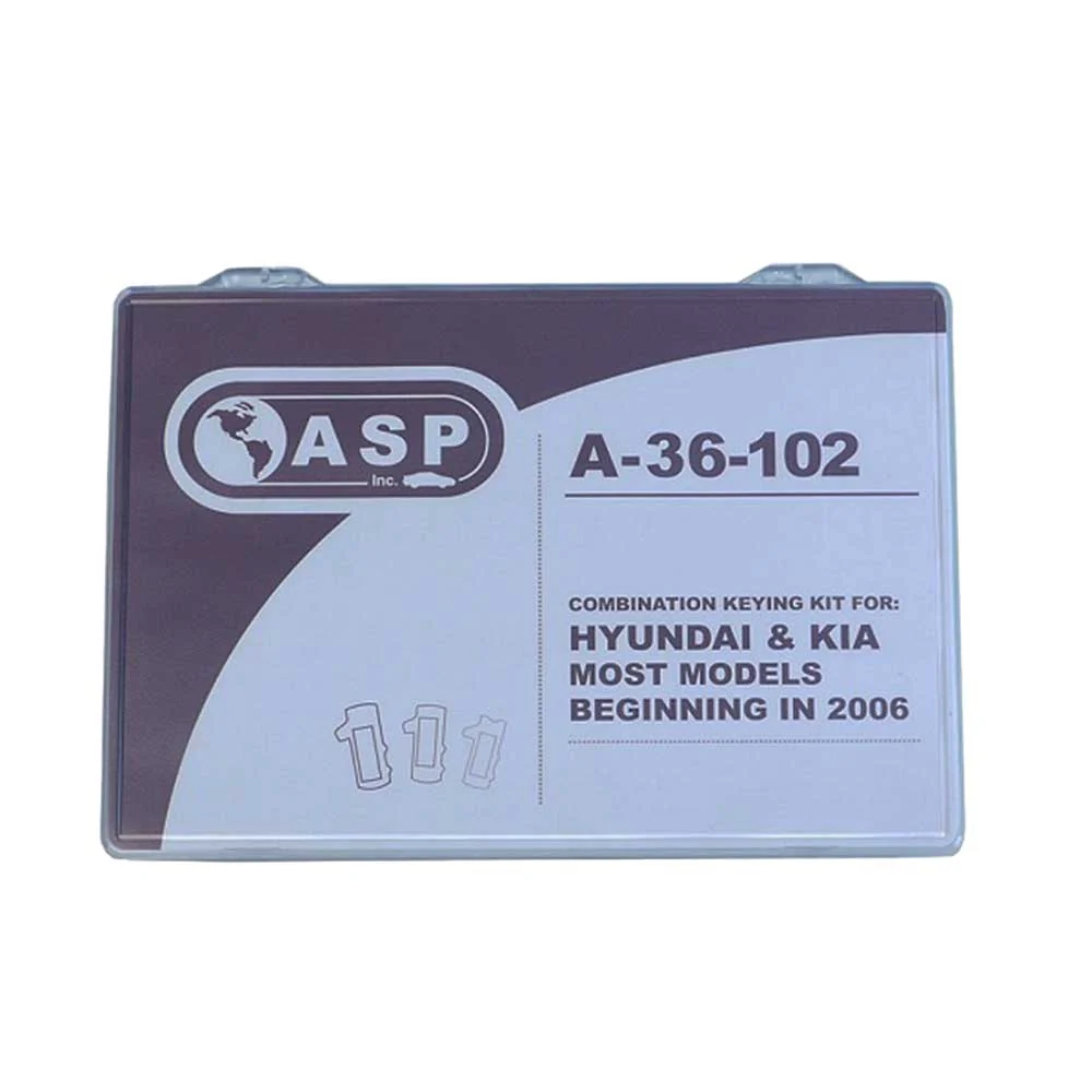 2006 - 2015 ASP Hyundai Kia/HY15/HYN14R/HY20/KK10/HY18/HY15/HYN14/KK8 Keying Tumbler Upgrade Kit (A-36-102-UP) Questions & Answers