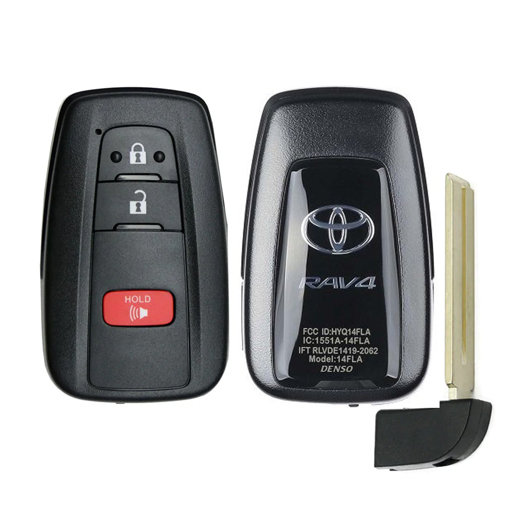 2022 - 2023 Toyota RAV4 Smart Key Fob 3B FCC# HYQ14FLA - UNLOCKED - 231451-3450 Questions & Answers