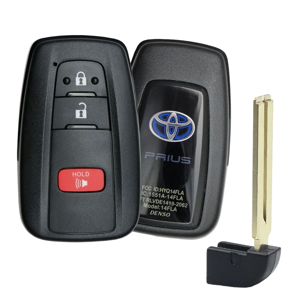 2021 2022 Toyota Prius Smart Key Fob 3 Buttons FCC# HYQ14FLA - UNLOCKED Questions & Answers