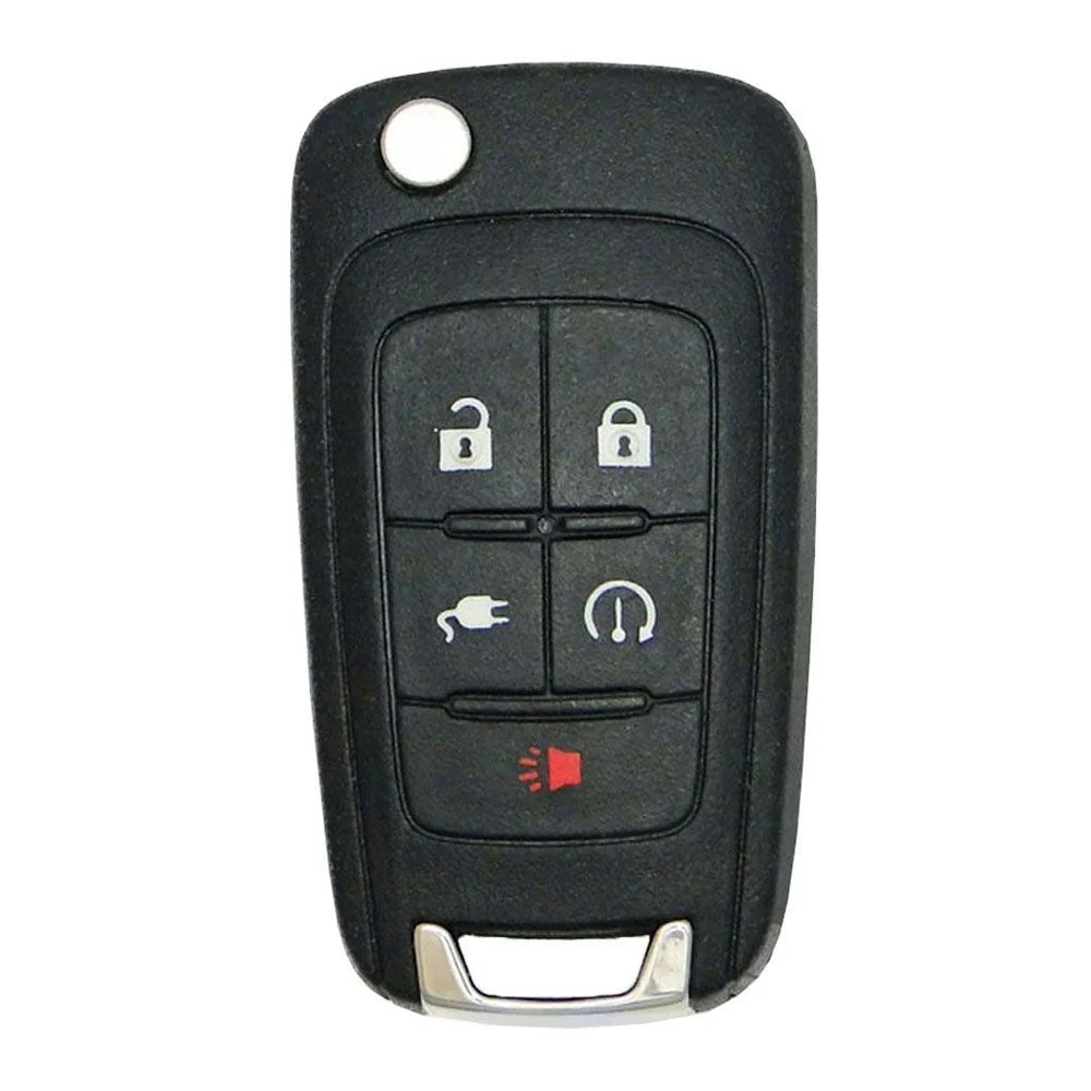 2012 Chevrolet Volt Flip Key Fob 5B PEPS FCC# P4O9MK74946931 Questions & Answers