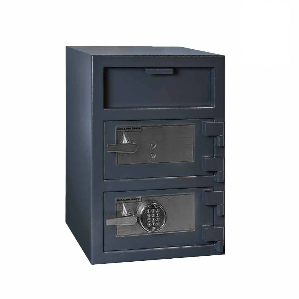 Hollon FDD-3020EK B-Rated Double Door Depository Safe with - Key & Electronic Keypad Lock Questions & Answers