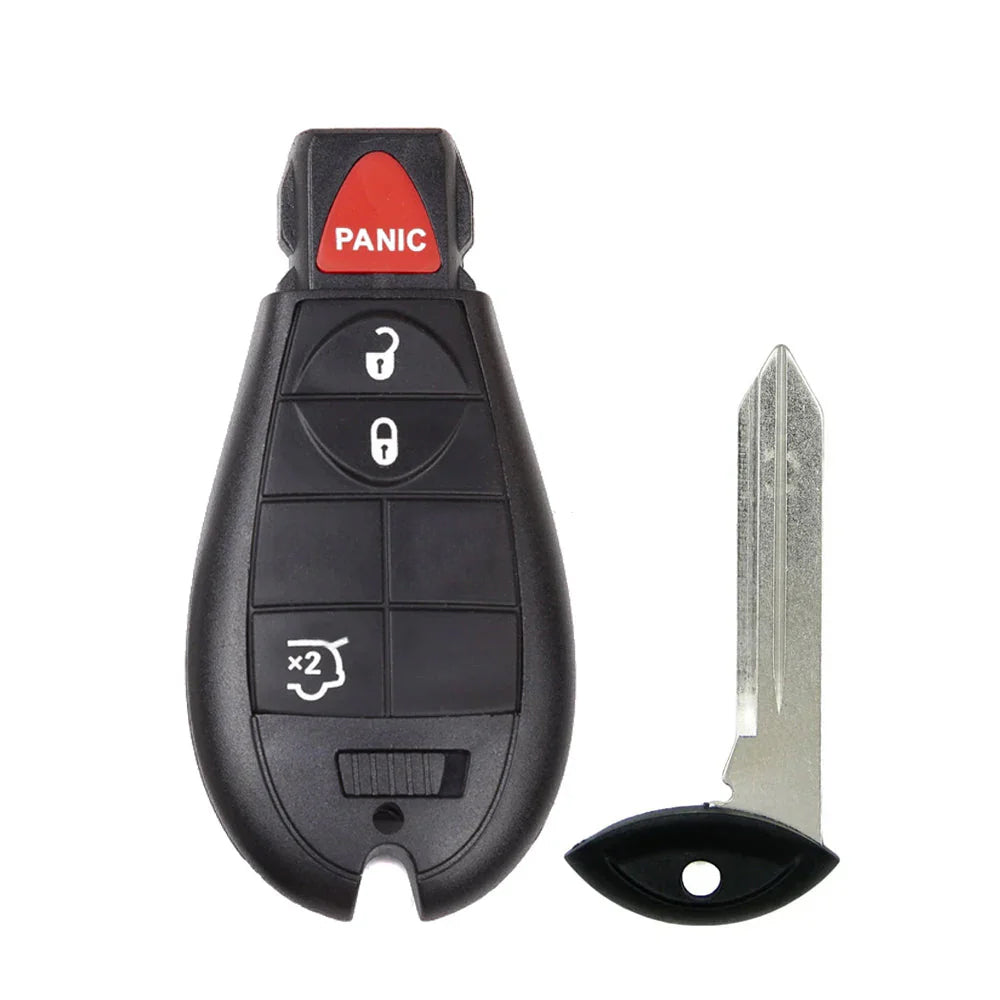 2011 - 2013 Jeep Grand Cherokee Smart Fobik Key 4B W/ Hatch Glass FCC# IYZ-C01C - 68051664AB, 68051664AG Questions & Answers