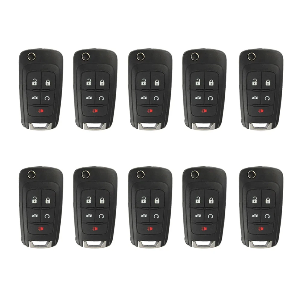 2010 - 2022 Buick Chevrolet GMC Remote Flip Key Shell 5B (10 Pack) Questions & Answers