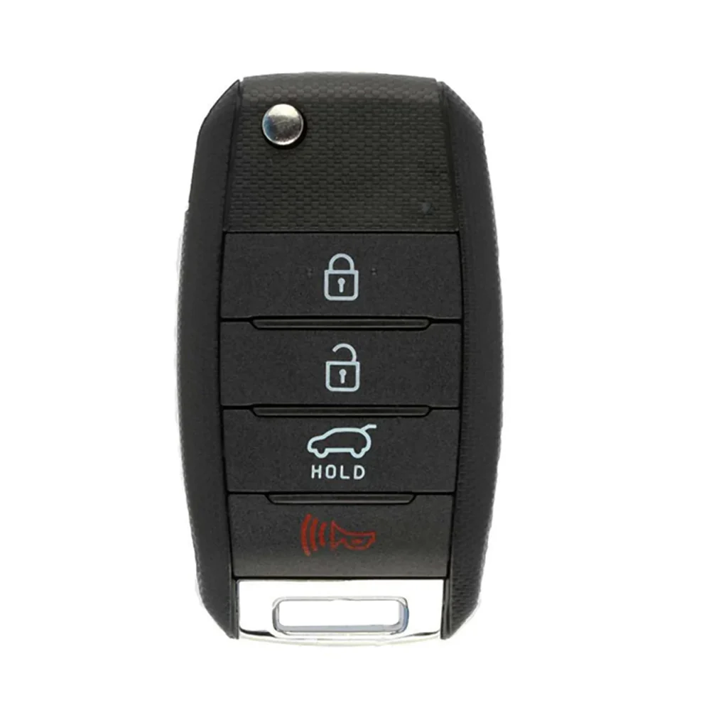2015 Kia Soul Flip Key Fob 4B FCC# OSLOKA-875T (PS) - Aftermarket Questions & Answers