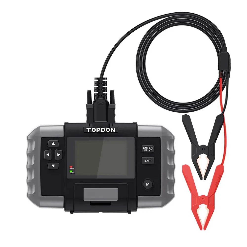 TOPDON BT 600 - Advanced Battery Tester for 12V and 24V Systems - With a 3.5 Inches Color Screen Questions & Answers