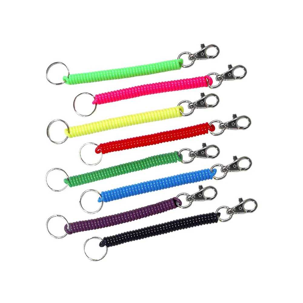 Lucky Line - 41301 - Assorted Colors - Coil with Trigger Snap (Pack of 1) Questions & Answers