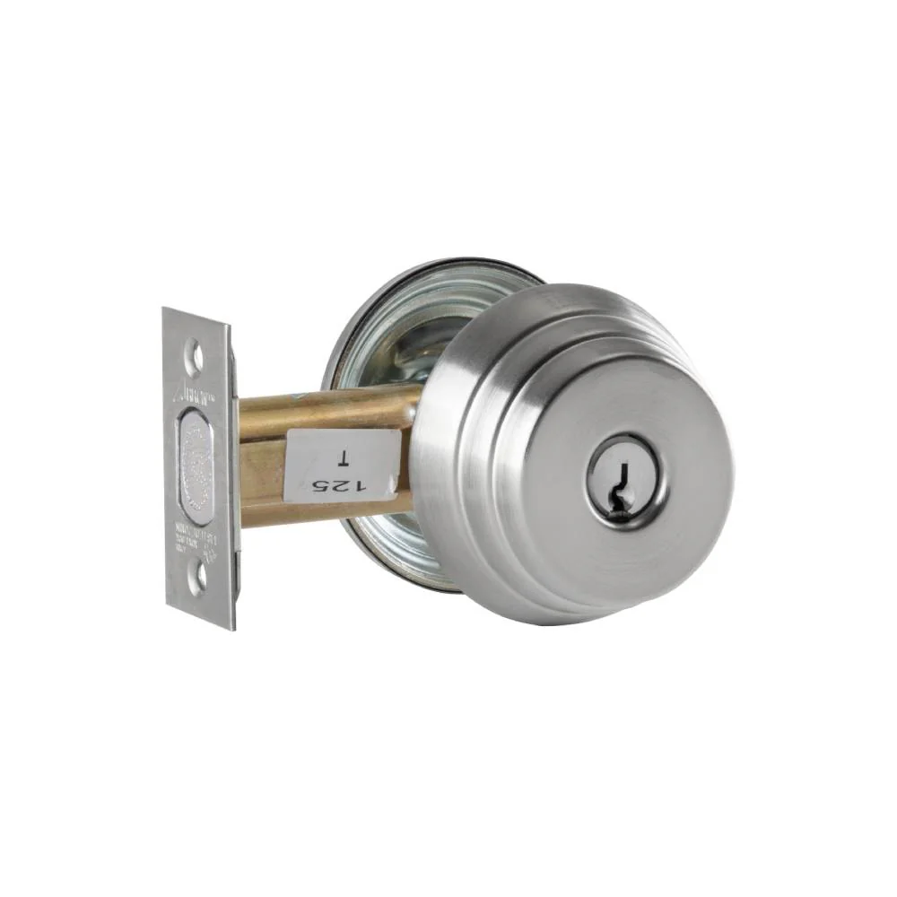Arrow - E61-26D - Single Cylinder Deadlock - 2 3/8 Backset - Field Reversible - Satin Chrome Finish - Grade 2 Questions & Answers