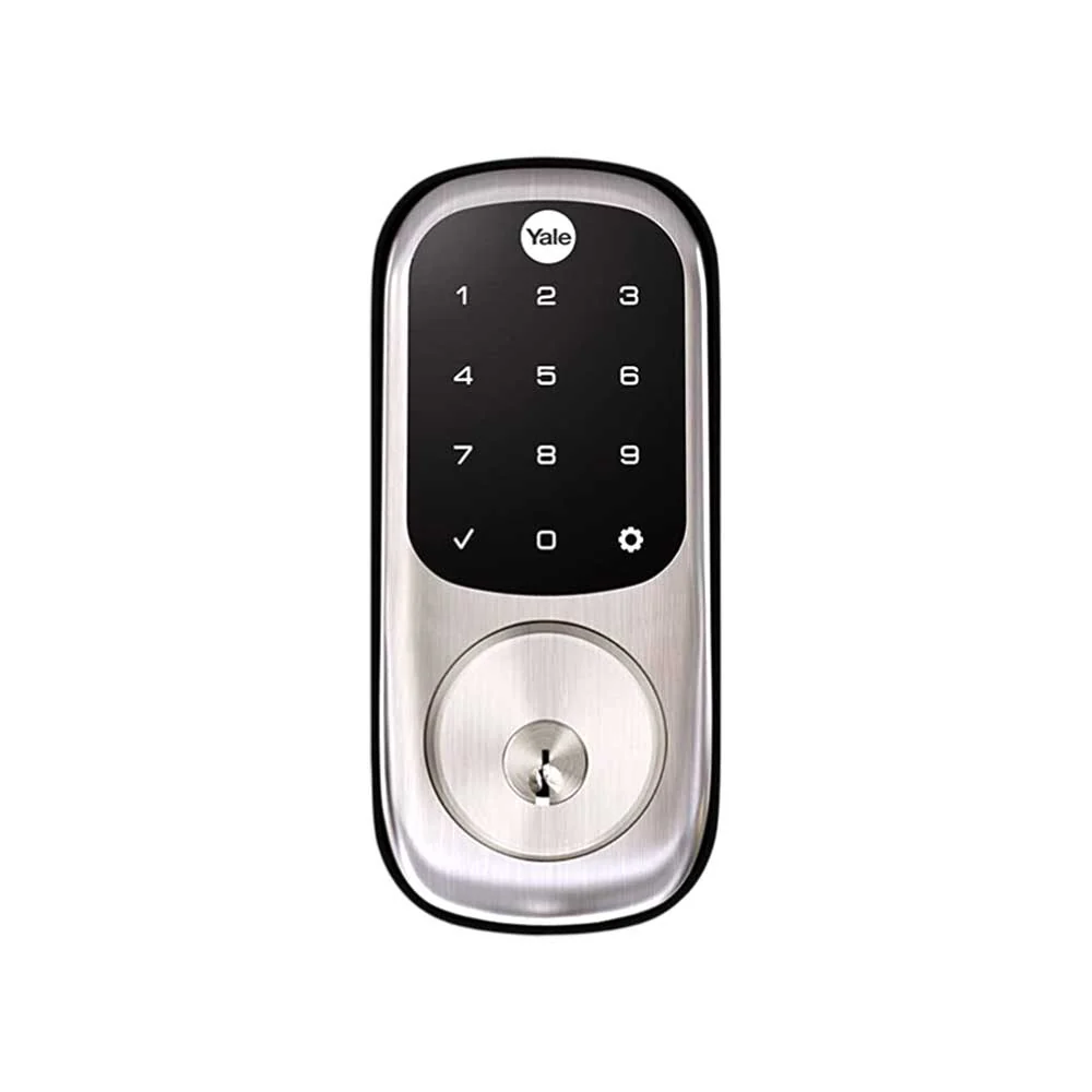 ACCENTRA - Assurance Electronic Deadbolt Touchscreen Lock with Single Cylinder and 2-3/8 Backset - Grade 2 - 619 (Satin Nickel Plated Clear Coated) Questions & Answers