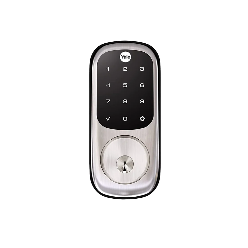 Yale - Assurance Electronic Deadbolt Touchscreen Lock with Single Cylinder and 2-3/8 Backset - Grade 2 - 619 (Satin Nickel Plated Clear Coated) Questions & Answers