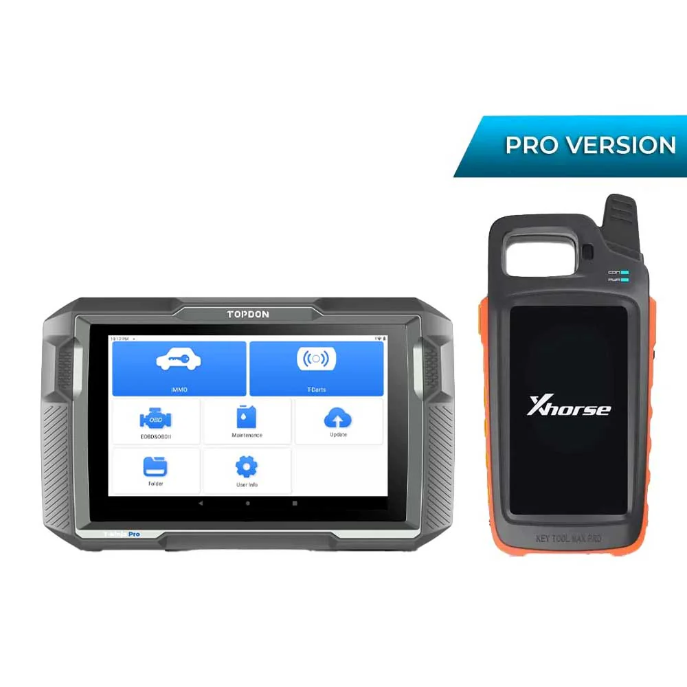 TOPDON T-Ninja Pro - 8" Tablet OBD Automotive Key Programmer & XHORSE VVDI Key Tool MAX PRO Remote Generator Questions & Answers