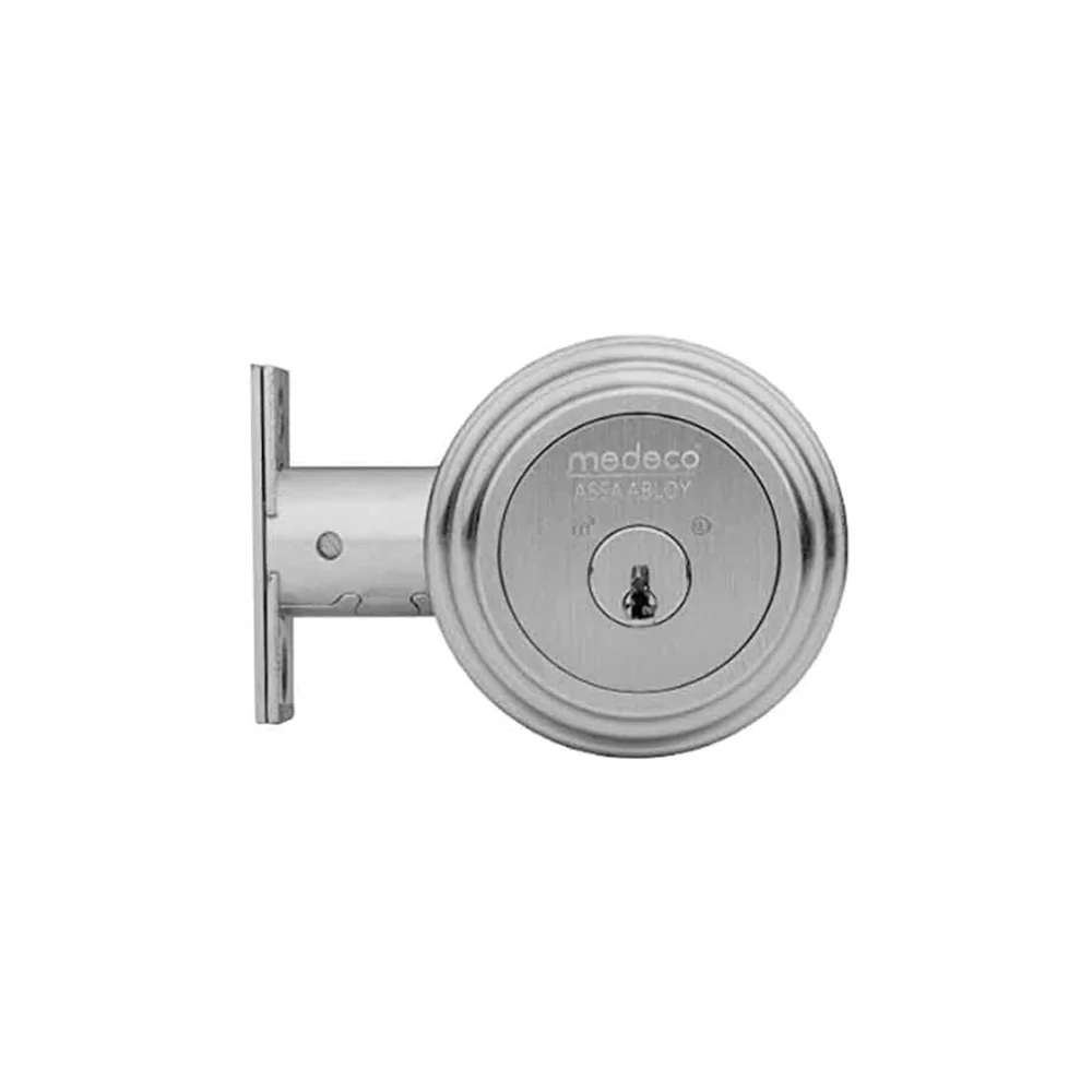 Medeco - 11R603J-26-DLT - Maxum Residential Deadbolt with 6 Pin DL Keyway Single Cylinder and 2-3/8 Backset - MedecoÂ³ BiLevel - 26 (Satin Chrome) Questions & Answers