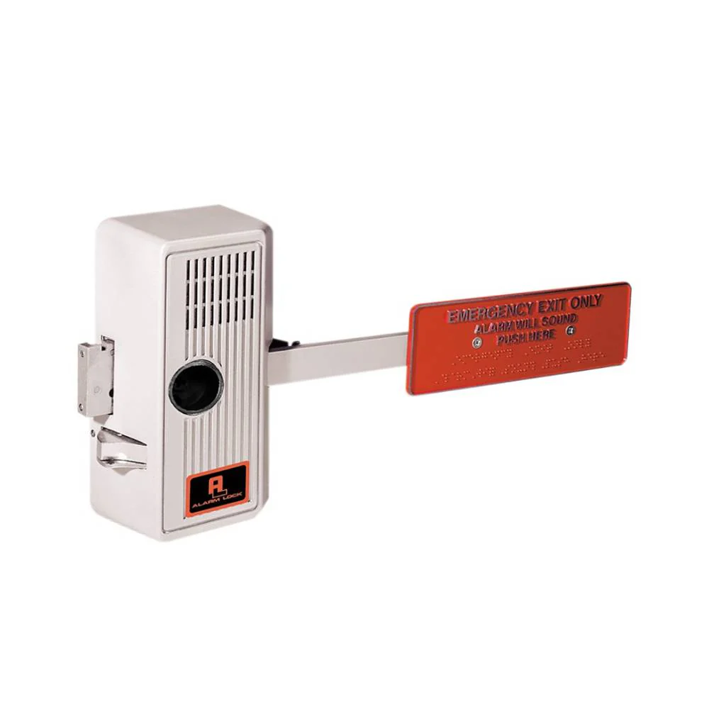Alarm Lock - 250-US28 - Sirenlock Paddle Panic Exit Alarm - 2-Minute Alarm Cutoff or Manual Reset - Aluminum Finish Questions & Answers