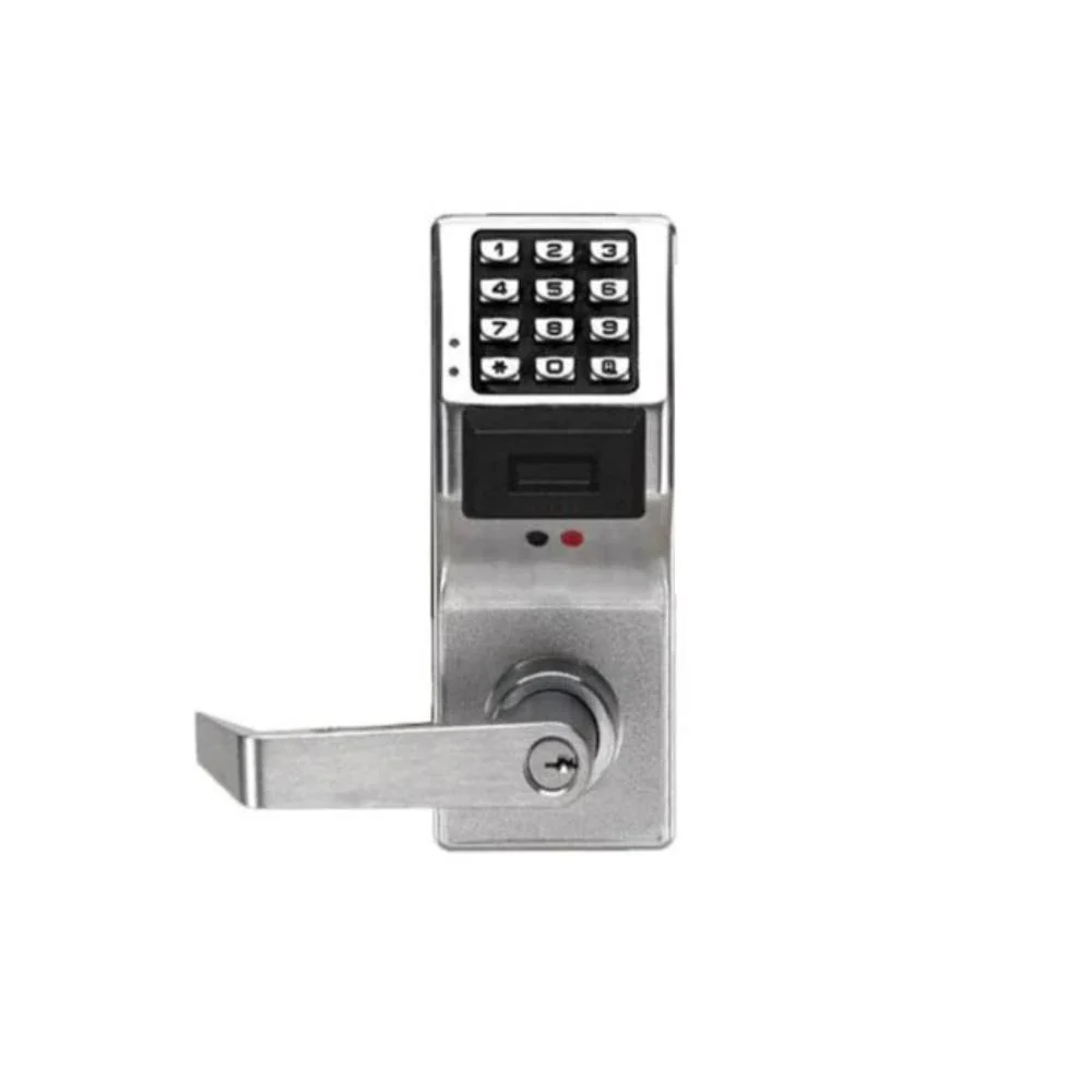 Alarm Lock - PDL3000-26D - Trilogy Digital Prox Cylindrical Keyless Lock Straight Lever Set - Satin Chrome Finish Questions & Answers