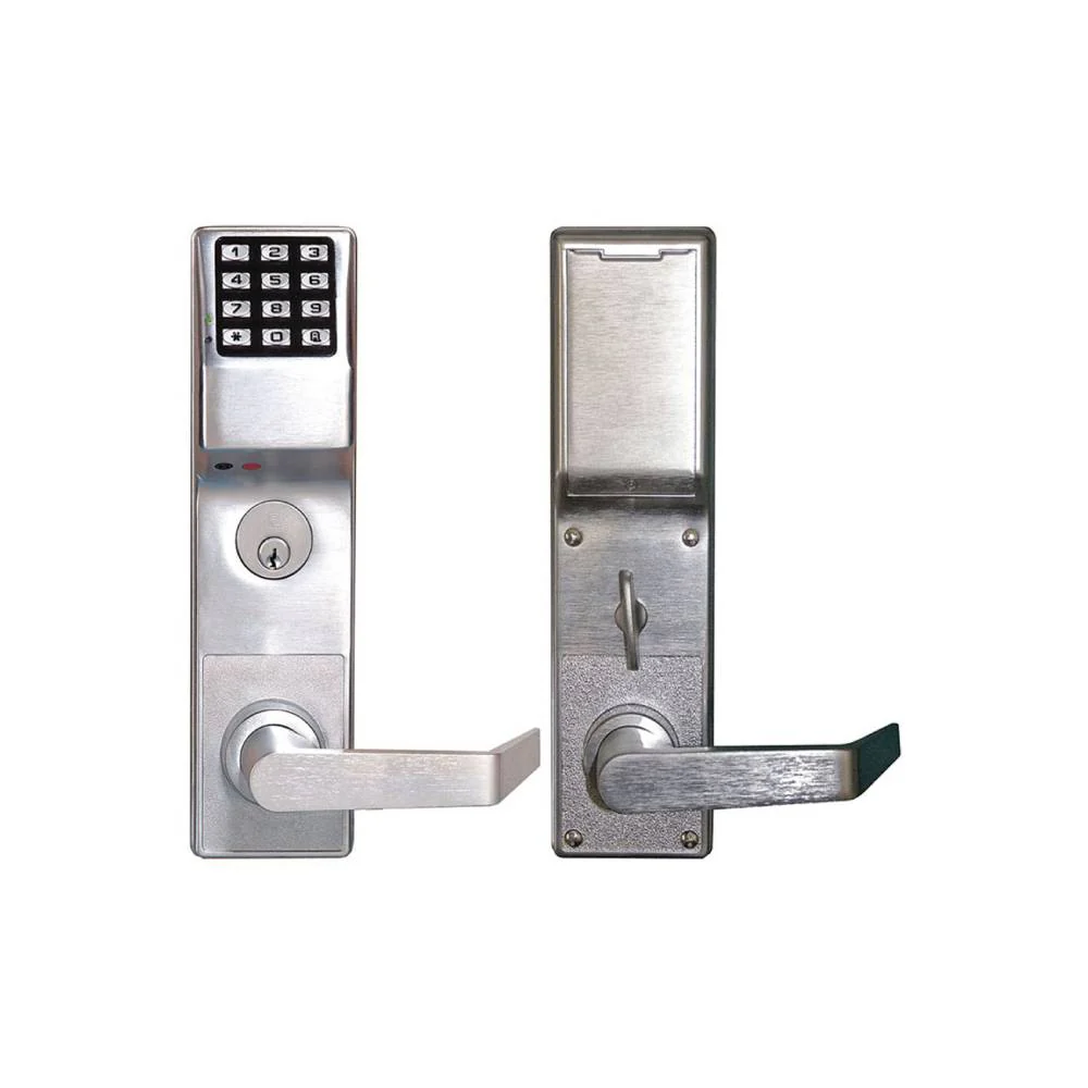 Alarm Lock - DL4500DBR-26D - Weatherproof Trilogy Digital Mortise Lock with Deadbol and Privacy Feature Audit Trail - Right Hand Reversible - Satin Chrome Finish Questions & Answers