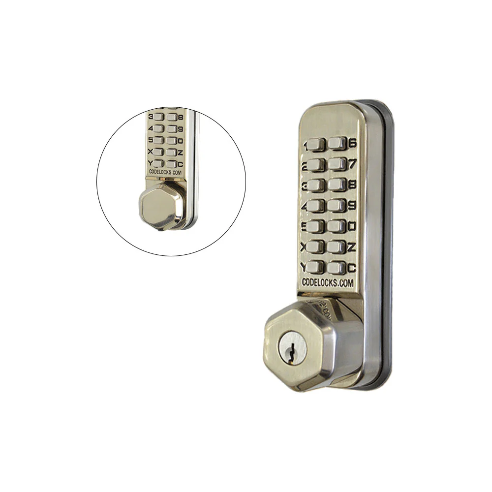 Codelocks CL290 Mechanical, Light Duty, Grade 2, Optional Finish, Back to Back, Dual Backset, Tubular Latch with Key Override Questions & Answers