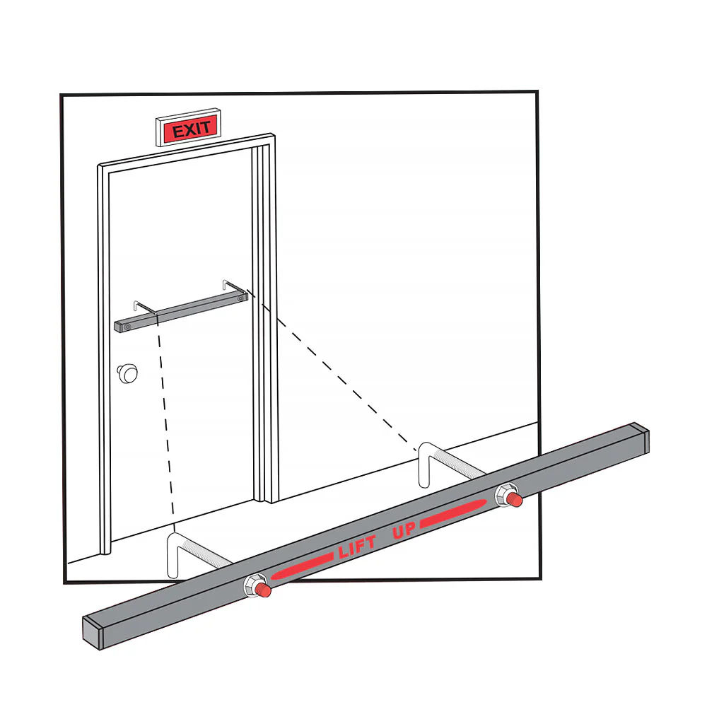 Exit Security Inc SB-01-0036 Single Outswing Door Security Bar Questions & Answers