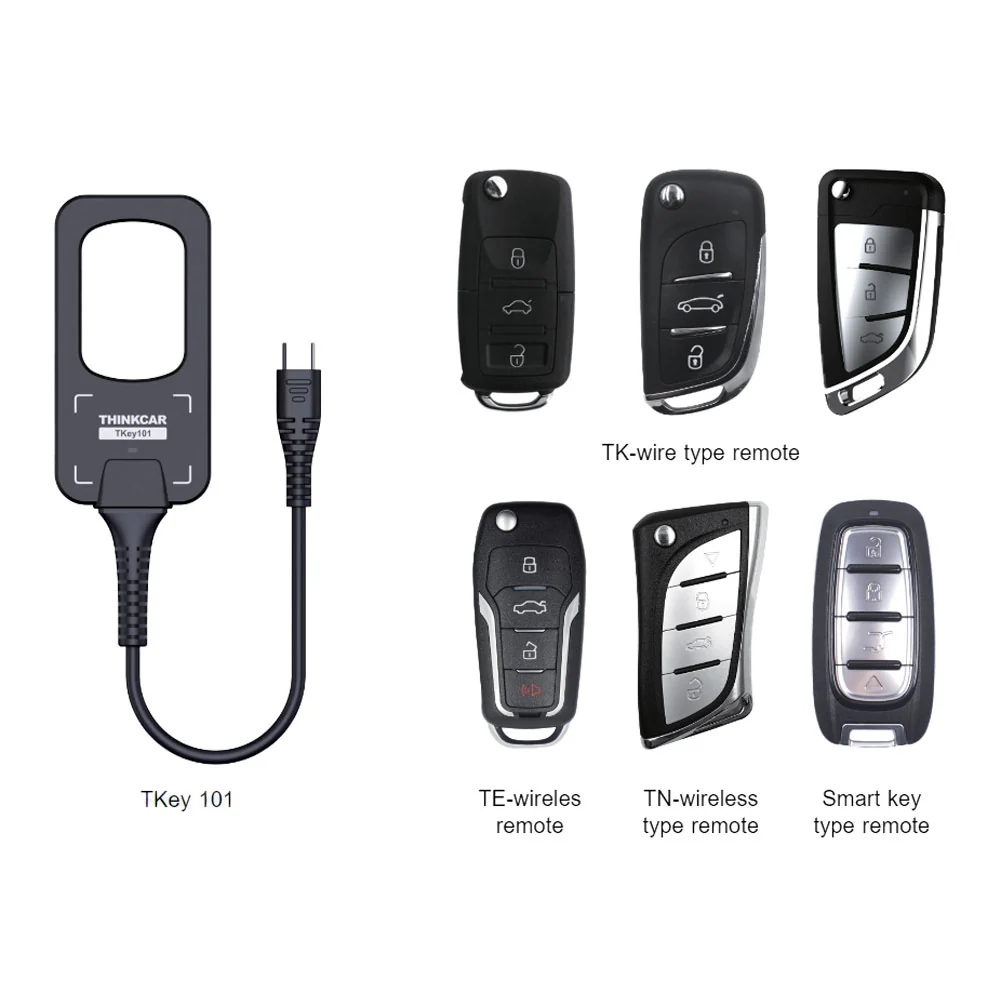 THINKCAR TKey 101 - Automotive Key Programmer with 4 Typical Anti-theft Modes and 6 Unit Remote Keys Questions & Answers